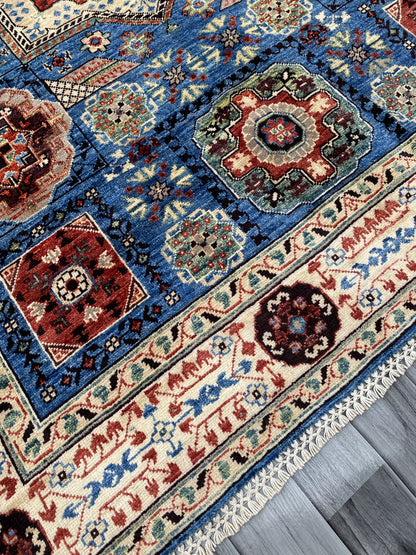 Hand Knotted Chobi Wool Rug | 193 CM x 148 CM SK#351