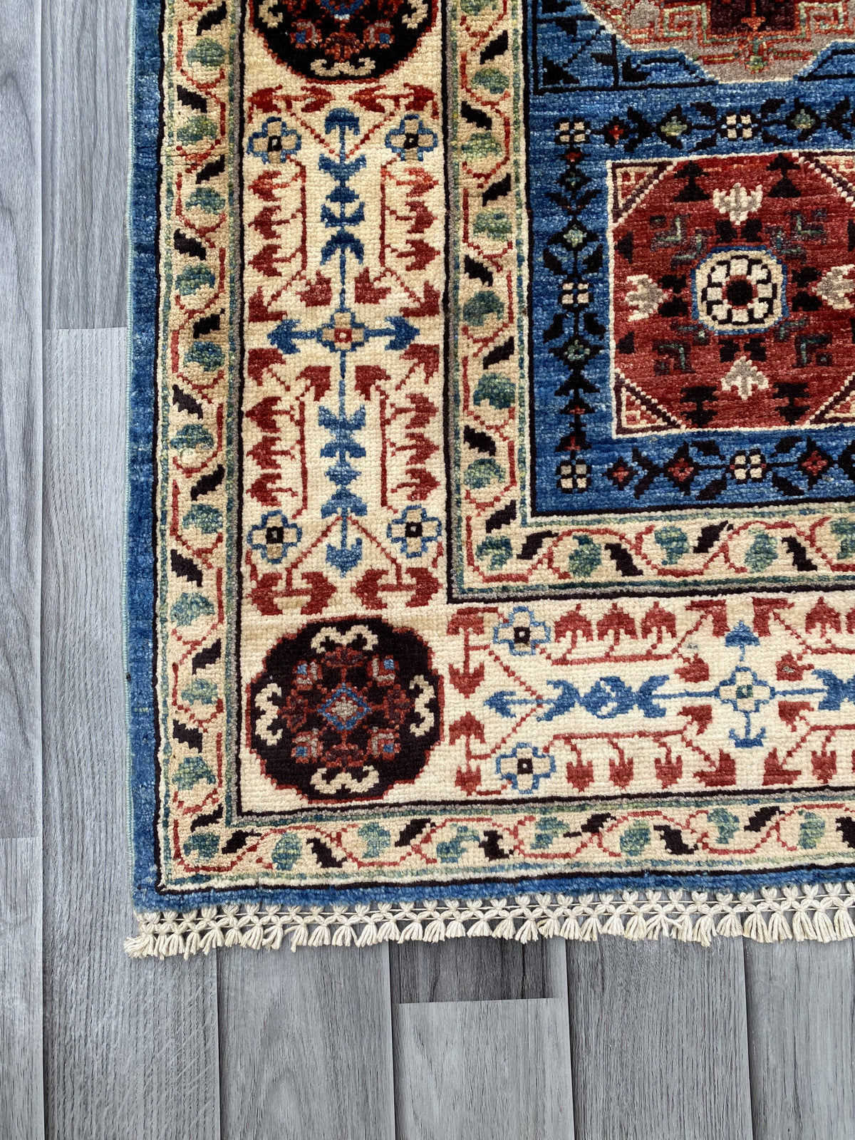 Hand Knotted Chobi Wool Rug | 193 CM x 148 CM SK#351