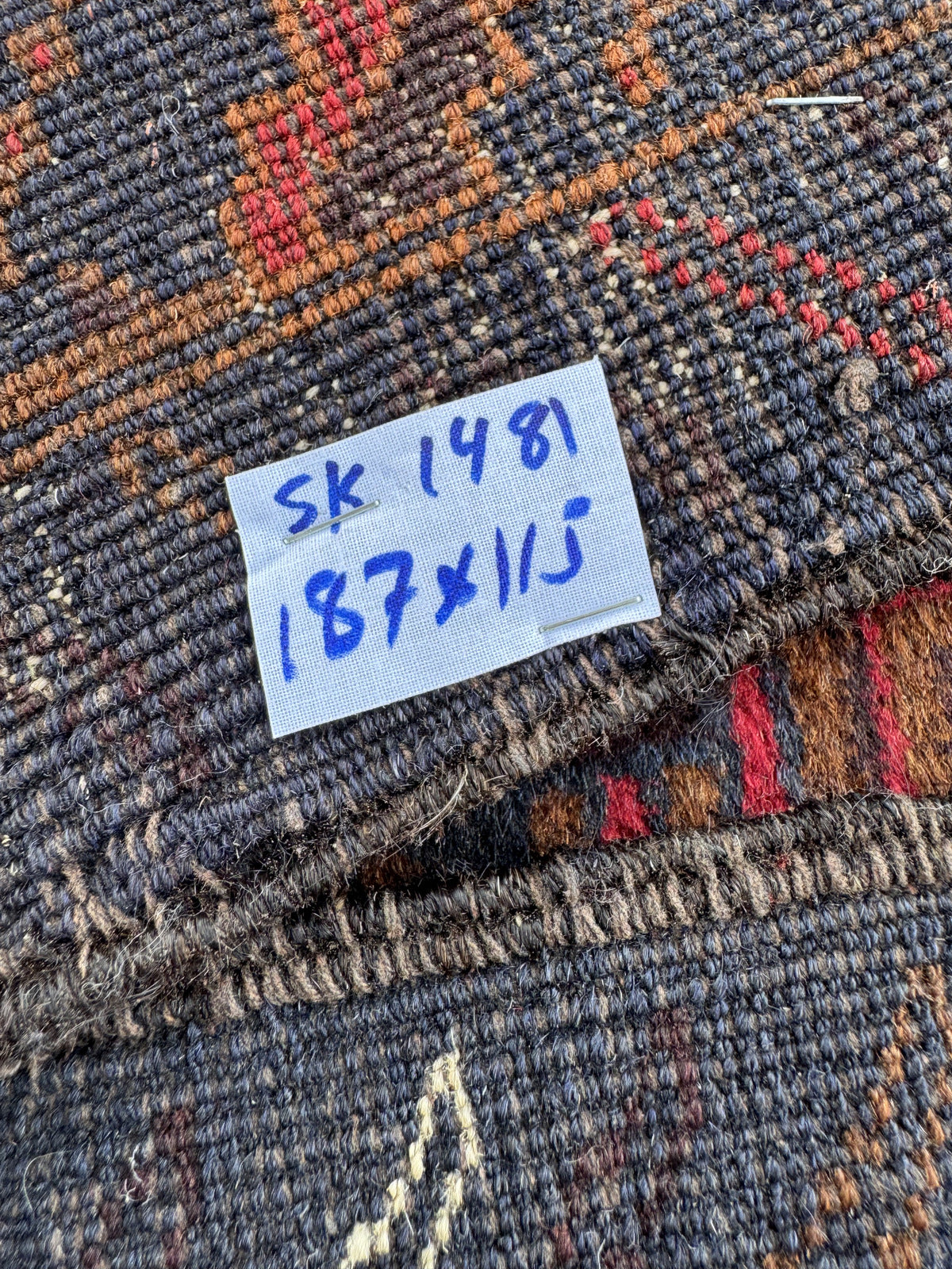 Handmade Traditional Afghan Balochi Rug 187 CM x 115 CM SK#1481