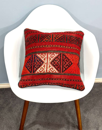 Traditional Afghan Cushion 45 cm x 45 cm (Traditional) AF#91