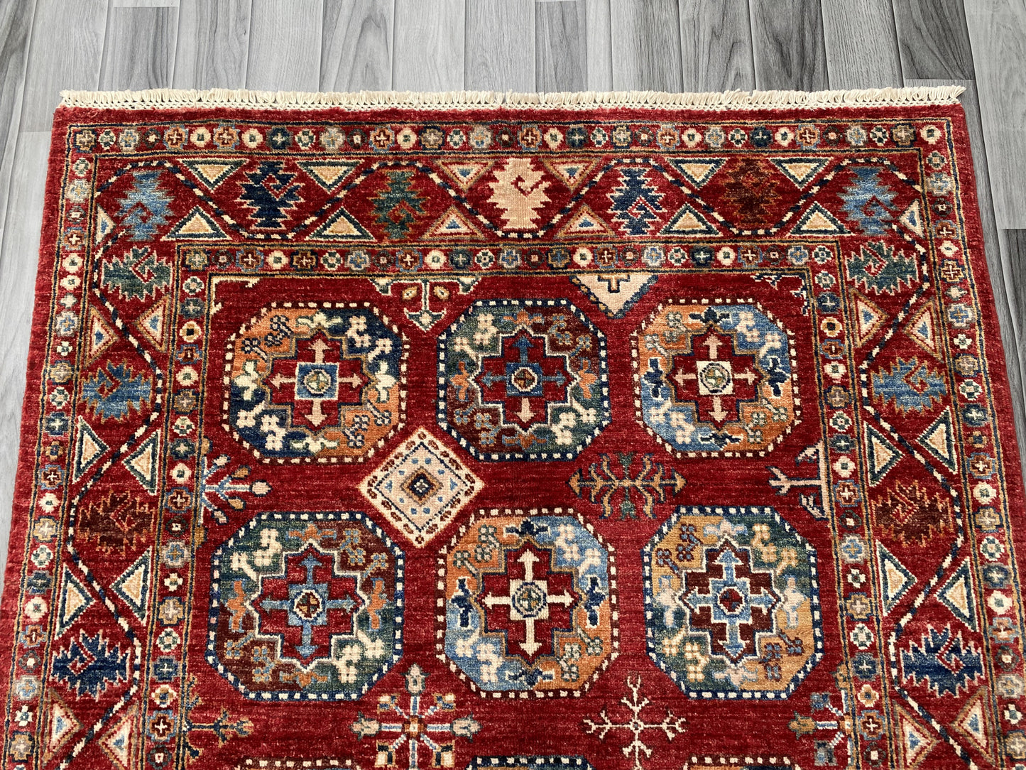 Hand Knotted Chobi Wool Rug | 179 CM x 122 CM SK#353