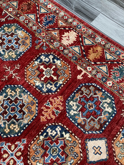 Hand Knotted Chobi Wool Rug | 179 CM x 122 CM SK#353