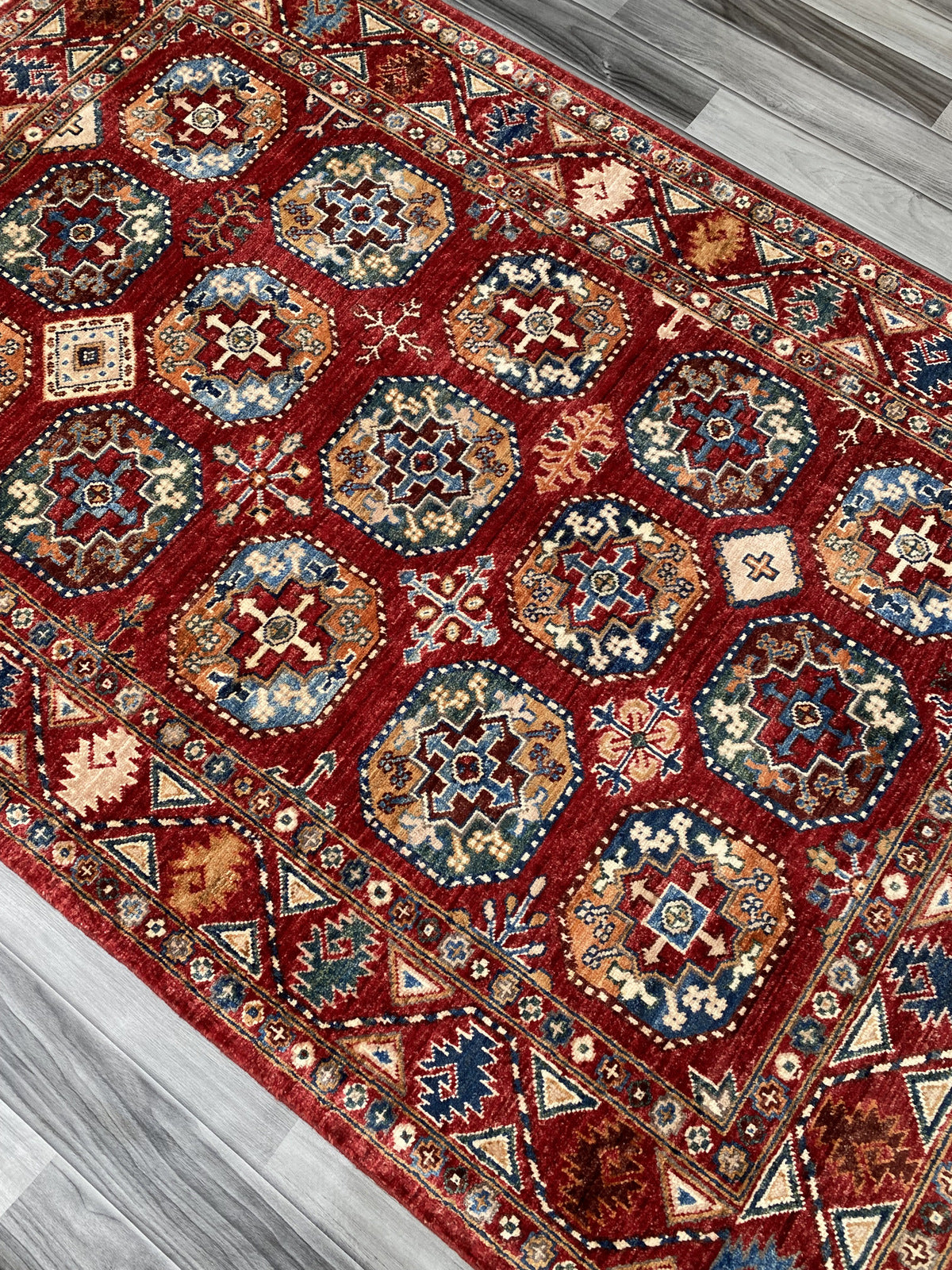 Hand Knotted Chobi Wool Rug | 179 CM x 122 CM SK#353