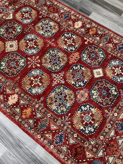 Hand Knotted Chobi Wool Rug | 179 CM x 122 CM SK#353