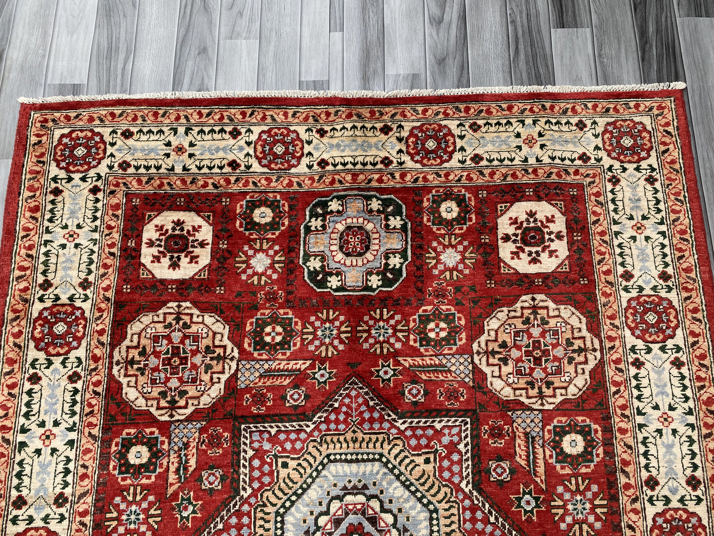 Hand Knotted Chobi Wool Rug | 191 CM x 150 CM SK#354