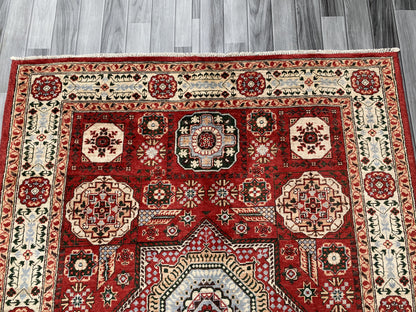 Hand Knotted Chobi Wool Rug | 191 CM x 150 CM SK#354