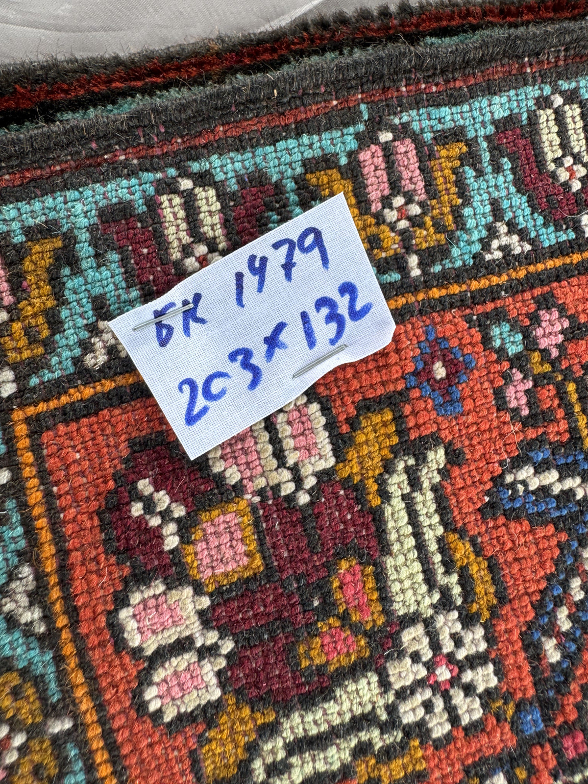 Handmade Traditional Afghan Pictorial Balochi Rug   203 CM x 132 CM SK#1479