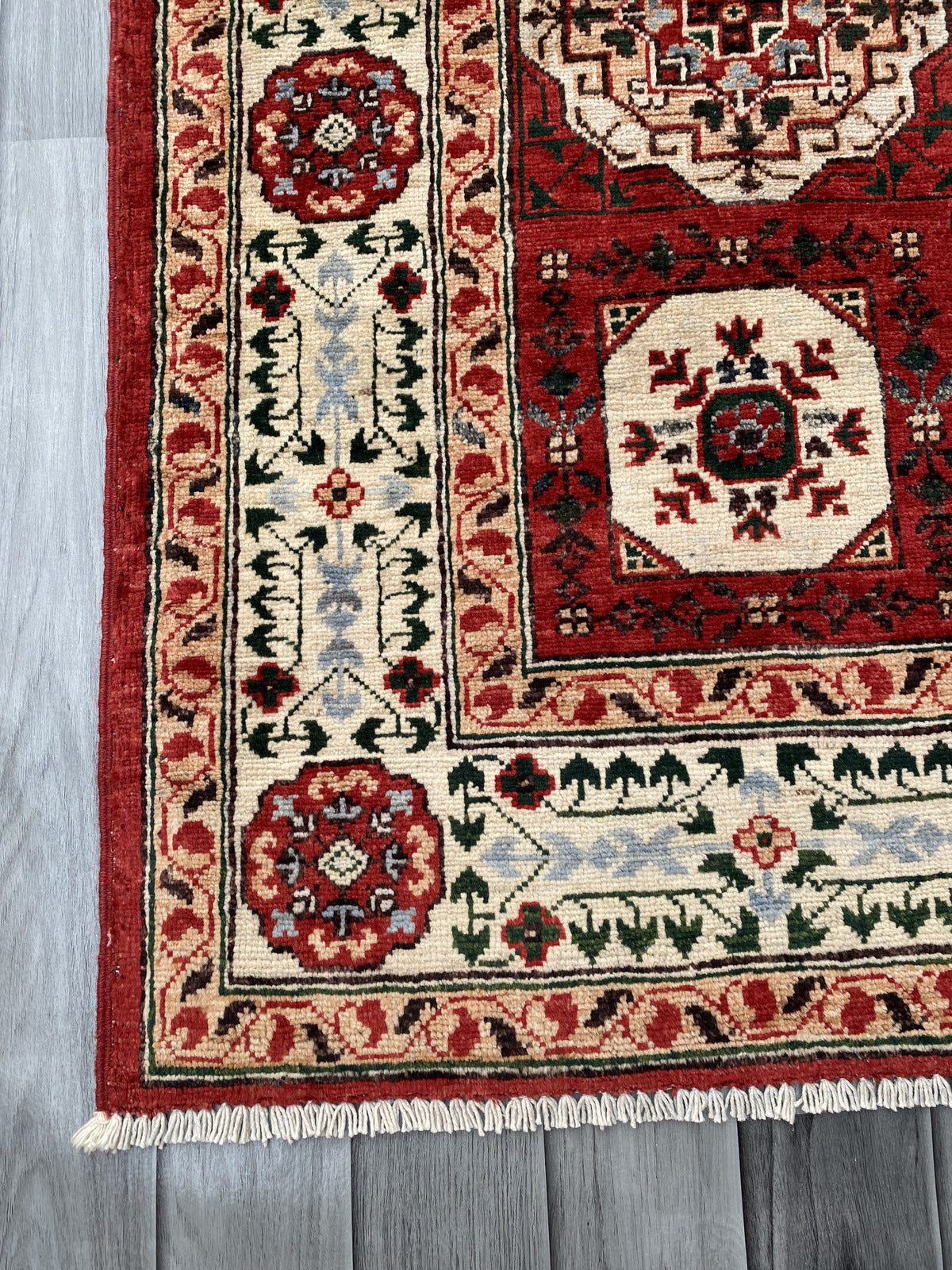 Hand Knotted Chobi Wool Rug | 191 CM x 150 CM SK#354