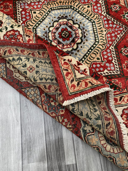 Hand Knotted Chobi Wool Rug | 191 CM x 150 CM SK#354