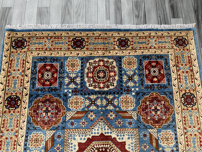 Hand Knotted Chobi Wool Rug | 193 CM x 150 CM SK#355
