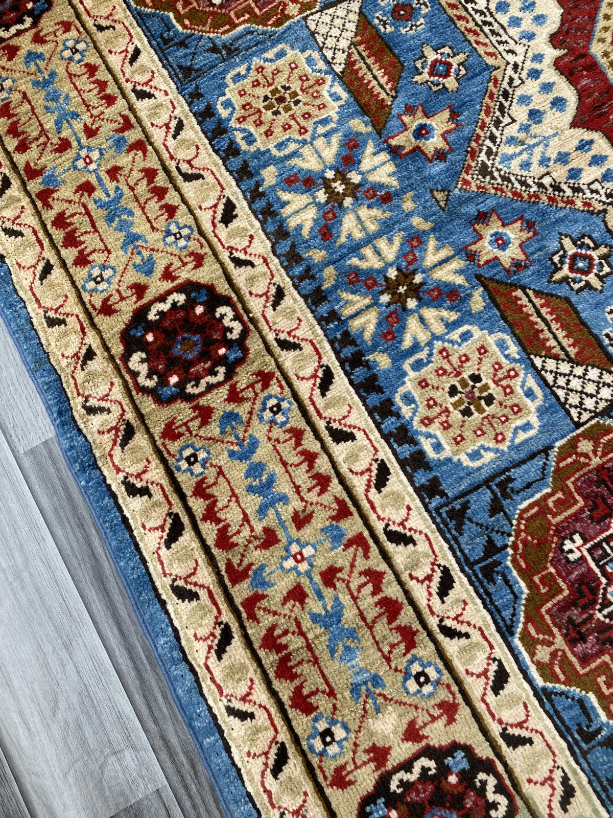 Hand Knotted Chobi Wool Rug | 193 CM x 150 CM SK#355