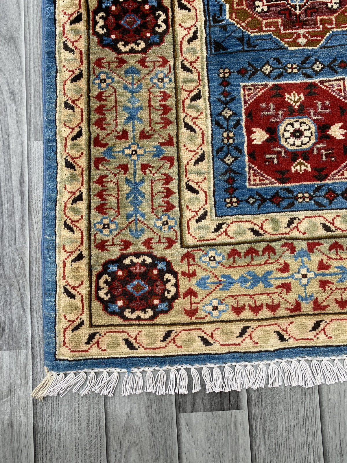 Hand Knotted Chobi Wool Rug | 193 CM x 150 CM SK#355