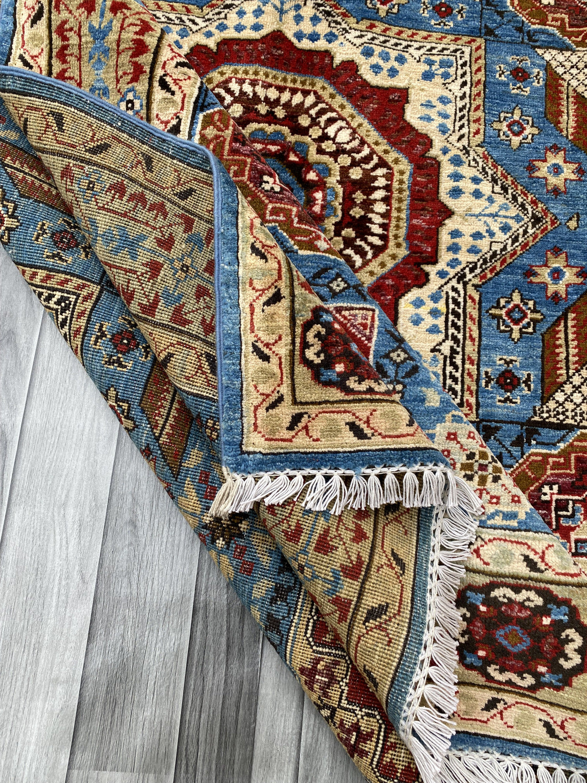 Hand Knotted Chobi Wool Rug | 193 CM x 150 CM SK#355