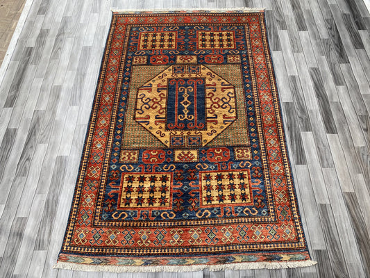 Hand Knotted Chobi Wool Rug | 243 CM x 165 CM SK#357