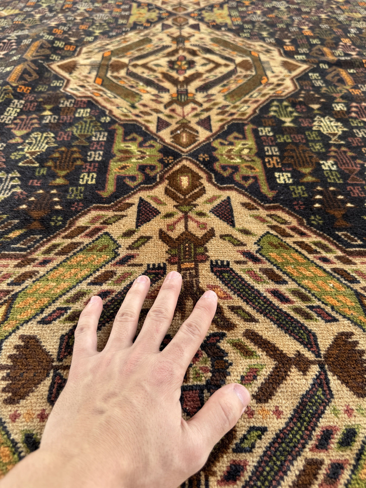 Handmade Traditional Afghan Balochi Rug 192 CM x 117 CM SK#1476