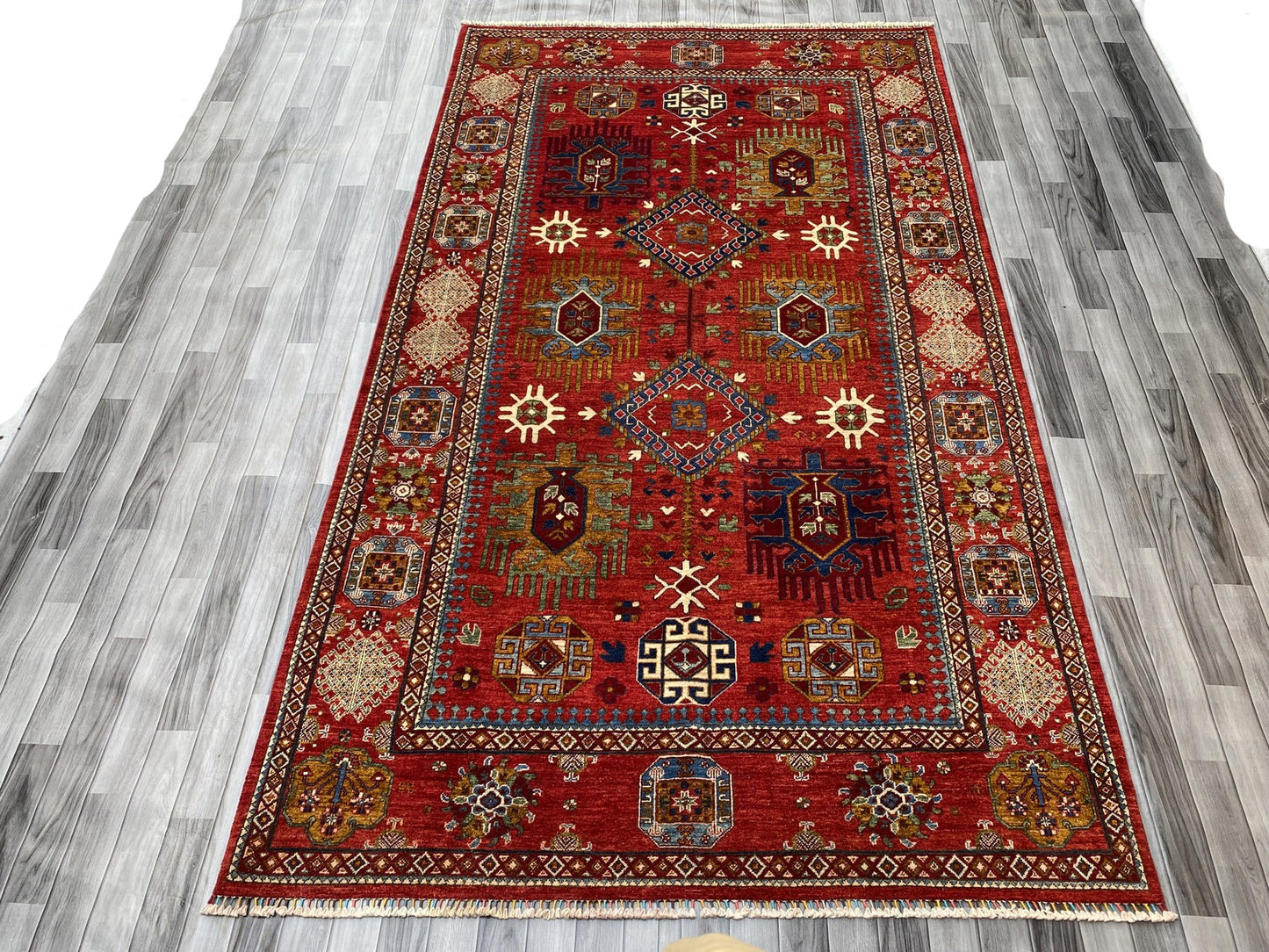 Hand Knotted Chobi Wool Rug | 321 CM x 191 CM SK#358