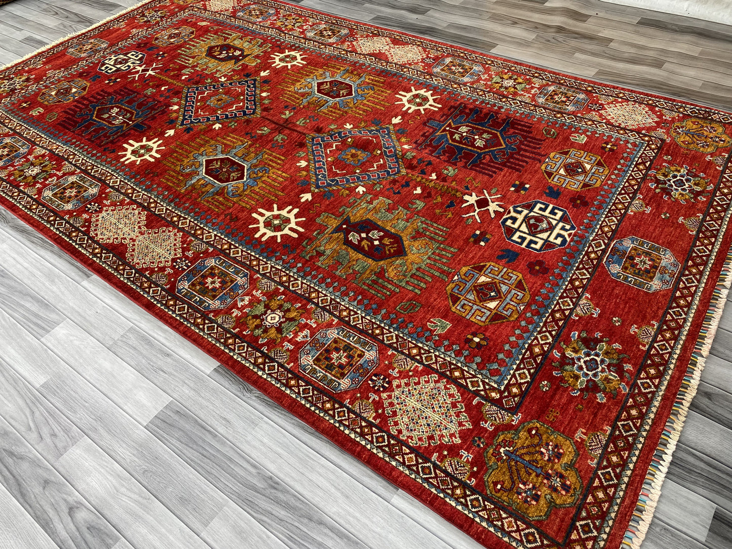 Hand Knotted Chobi Wool Rug | 321 CM x 191 CM SK#358