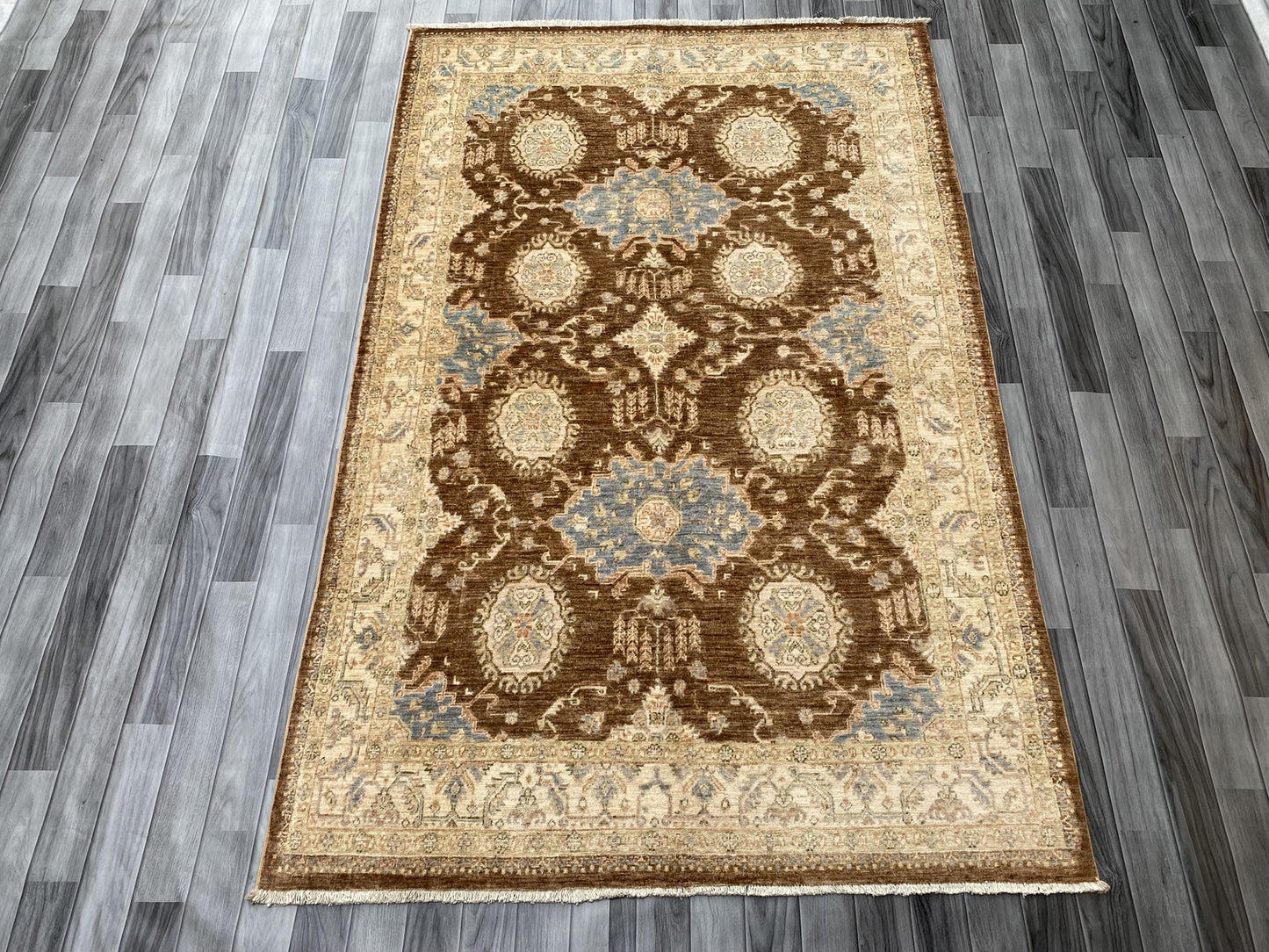 Hand Knotted Chobi Wool Rug | 232 CM x 151 CM SK#363