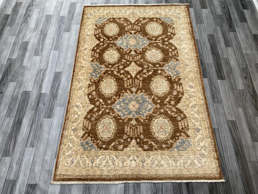 Hand Knotted Chobi Wool Rug | 232 CM x 151 CM SK#363