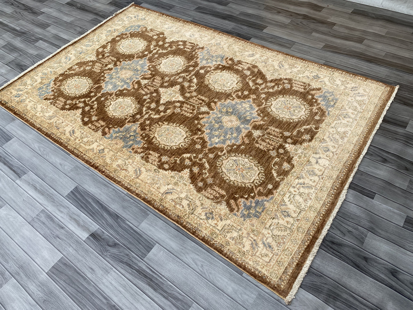 Hand Knotted Chobi Wool Rug | 232 CM x 151 CM SK#363