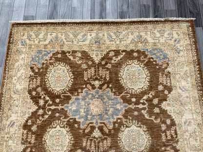 Hand Knotted Chobi Wool Rug | 232 CM x 151 CM SK#363