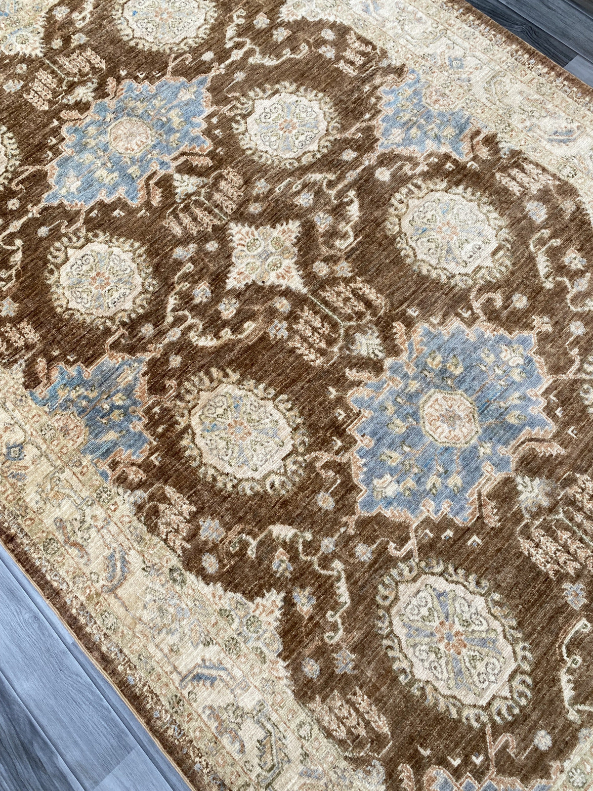 Hand Knotted Chobi Wool Rug | 232 CM x 151 CM SK#363