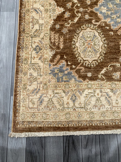 Hand Knotted Chobi Wool Rug | 232 CM x 151 CM SK#363