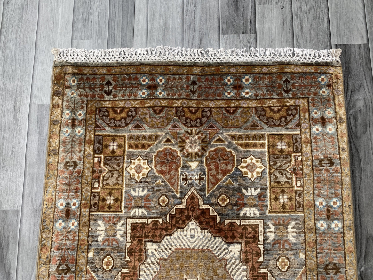 Hand Knotted Chobi Wool Rug | 120 CM x 75 CM SK#368