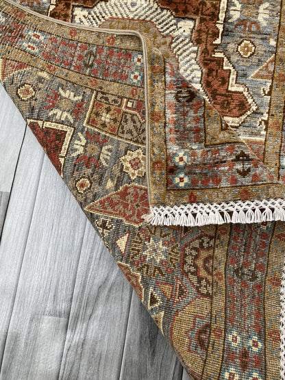 Hand Knotted Chobi Wool Rug | 120 CM x 75 CM SK#368
