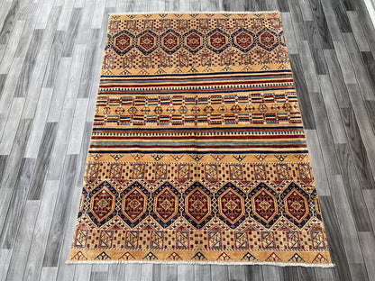 Hand Knotted Chobi Wool Rug | 207 CM x 153 CM SK#370