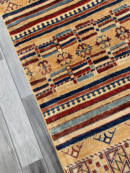 Hand Knotted Chobi Wool Rug | 207 CM x 153 CM SK#370