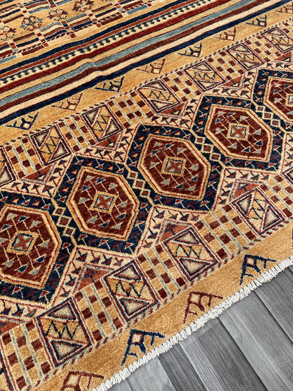 Hand Knotted Chobi Wool Rug | 207 CM x 153 CM SK#370