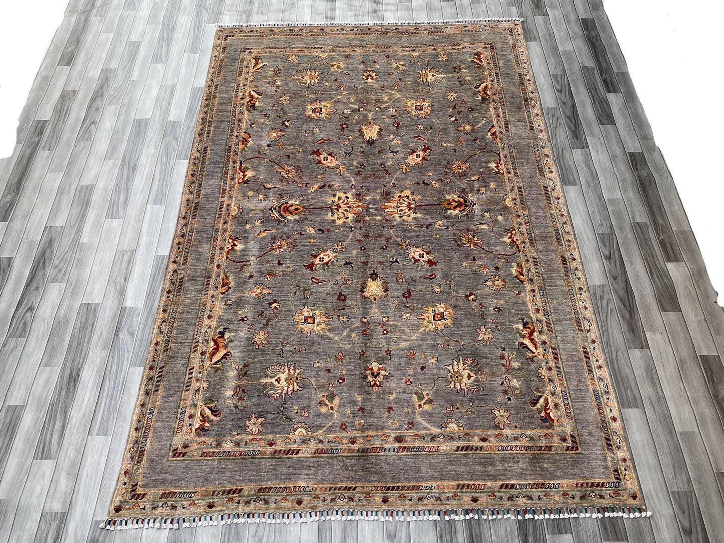 Hand Knotted Chobi Wool Rug | 296 CM x 195 CM SK#371