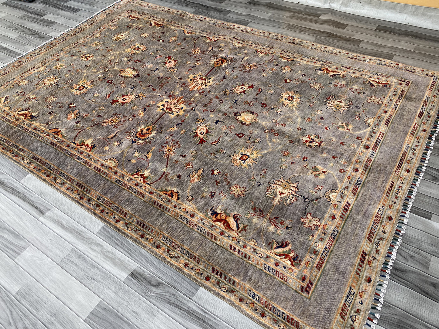 Hand Knotted Chobi Wool Rug | 296 CM x 195 CM SK#371