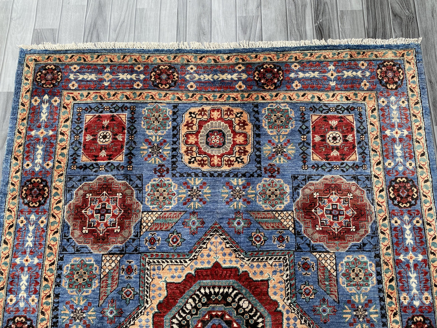 Hand Knotted Chobi Wool Rug | 199 CM x 148 CM SK#372