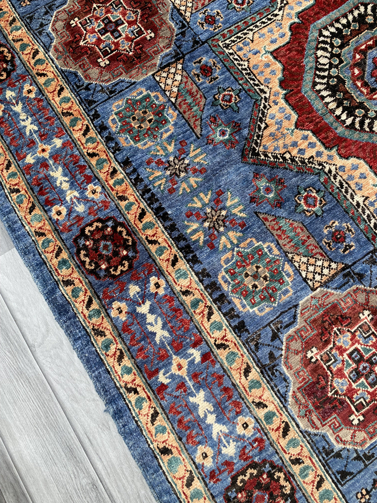Hand Knotted Chobi Wool Rug | 199 CM x 148 CM SK#372