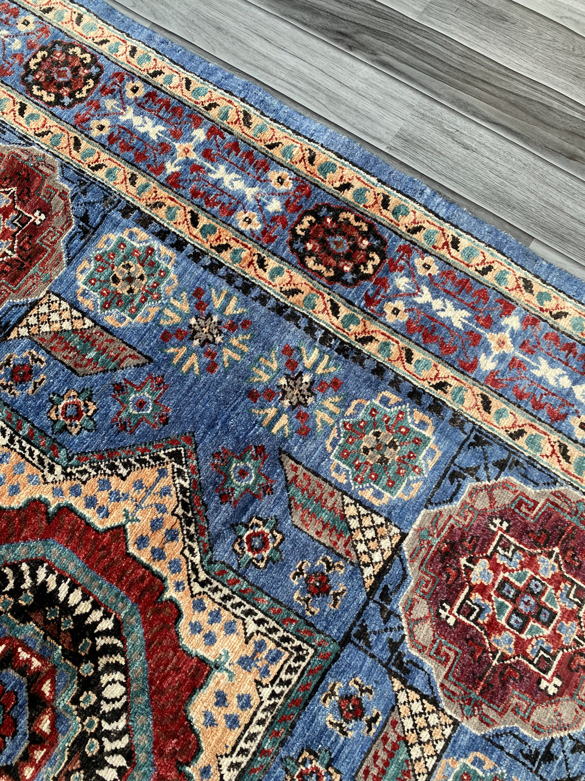 Hand Knotted Chobi Wool Rug | 199 CM x 148 CM SK#372