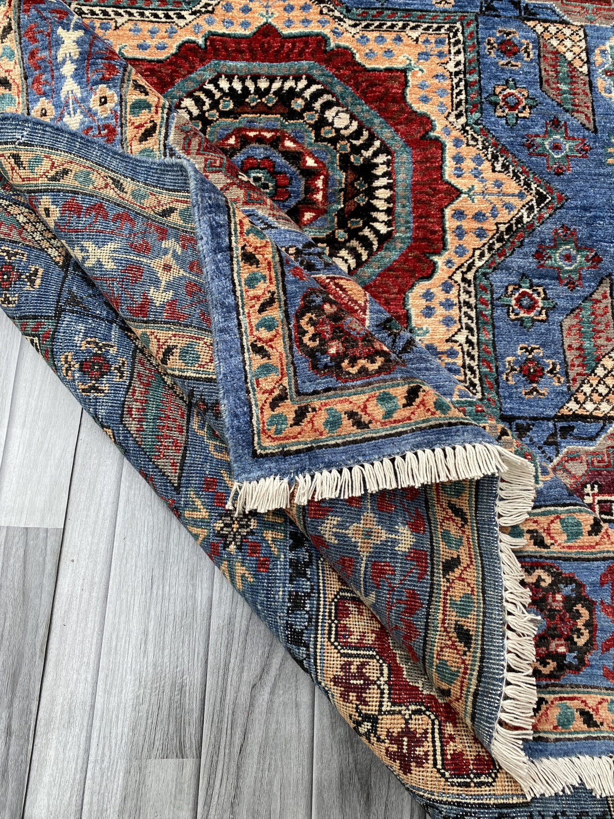 Hand Knotted Chobi Wool Rug | 199 CM x 148 CM SK#372