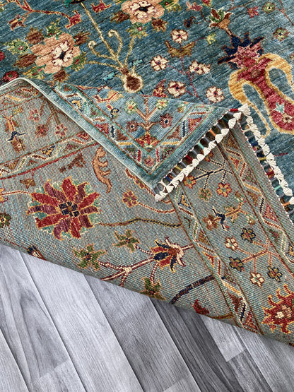 Hand Knotted Chobi Wool Rug | 215 CM x 153 CM SK#373