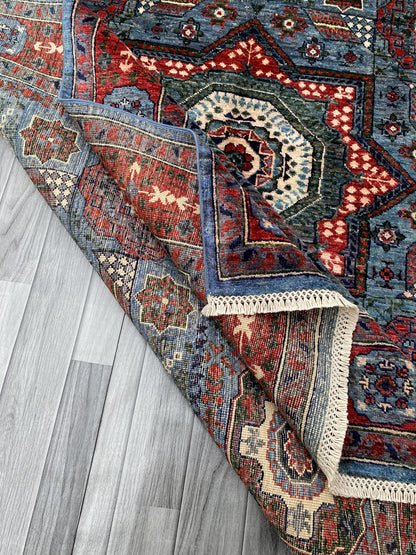Hand Knotted Chobi Wool Rug | 201 CM x 156 CM SK#374