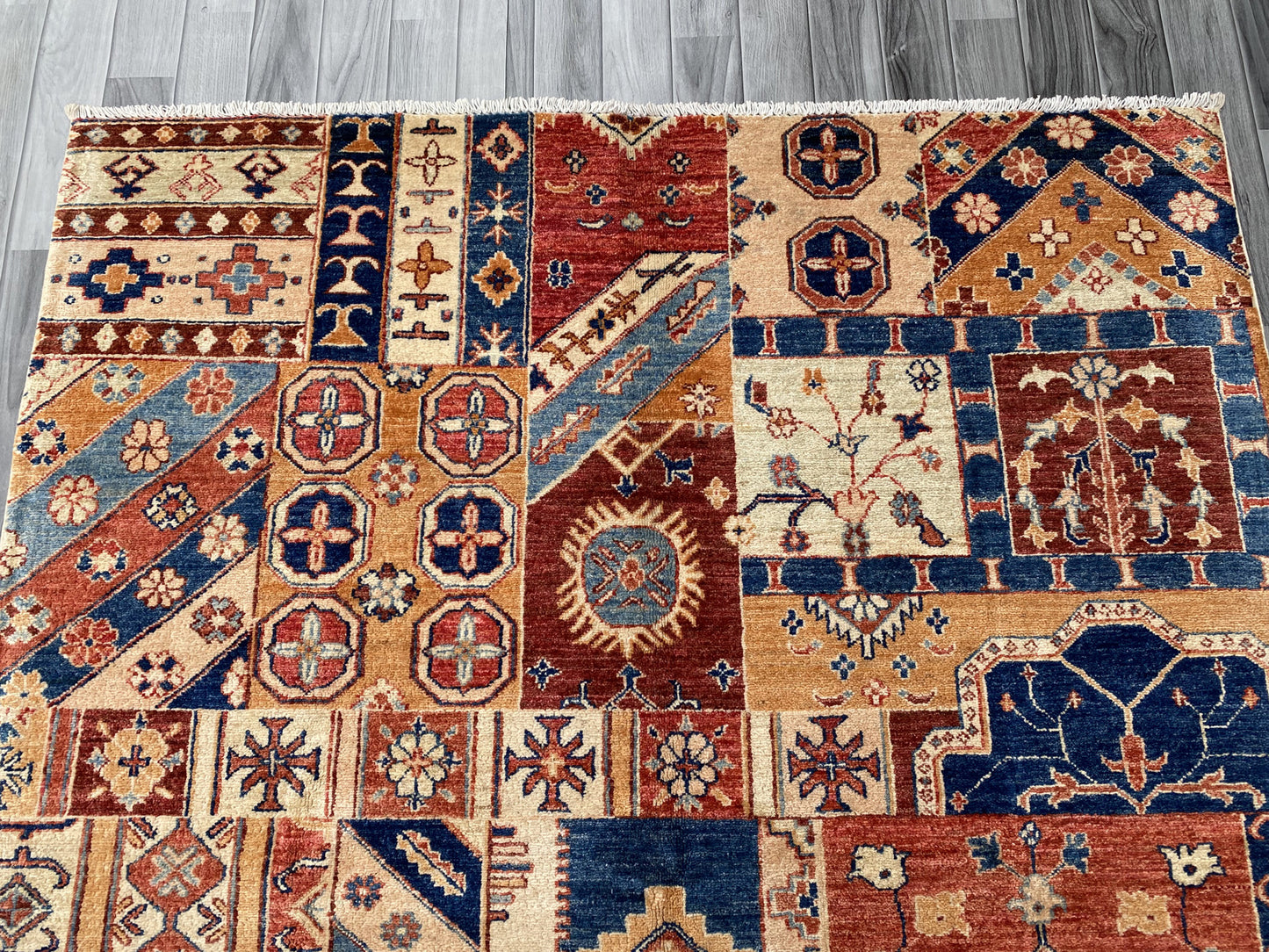 Hand Knotted Chobi Wool Rug | 195 CM x 157 CM SK#375