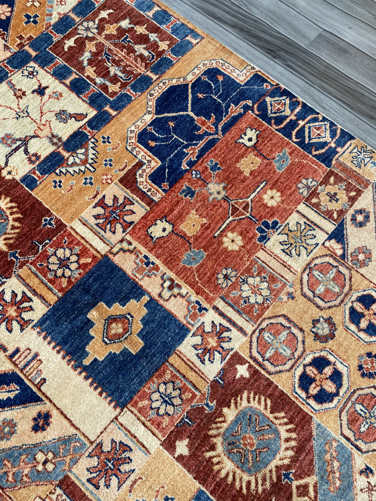 Hand Knotted Chobi Wool Rug | 195 CM x 157 CM SK#375