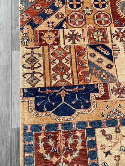Hand Knotted Chobi Wool Rug | 195 CM x 157 CM SK#375