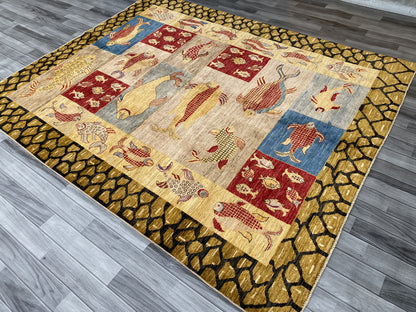 Hand Knotted Chobi Wool Rug | 246 CM x 200 CM SK#377