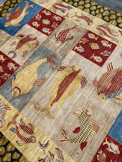 Hand Knotted Chobi Wool Rug | 246 CM x 200 CM SK#377