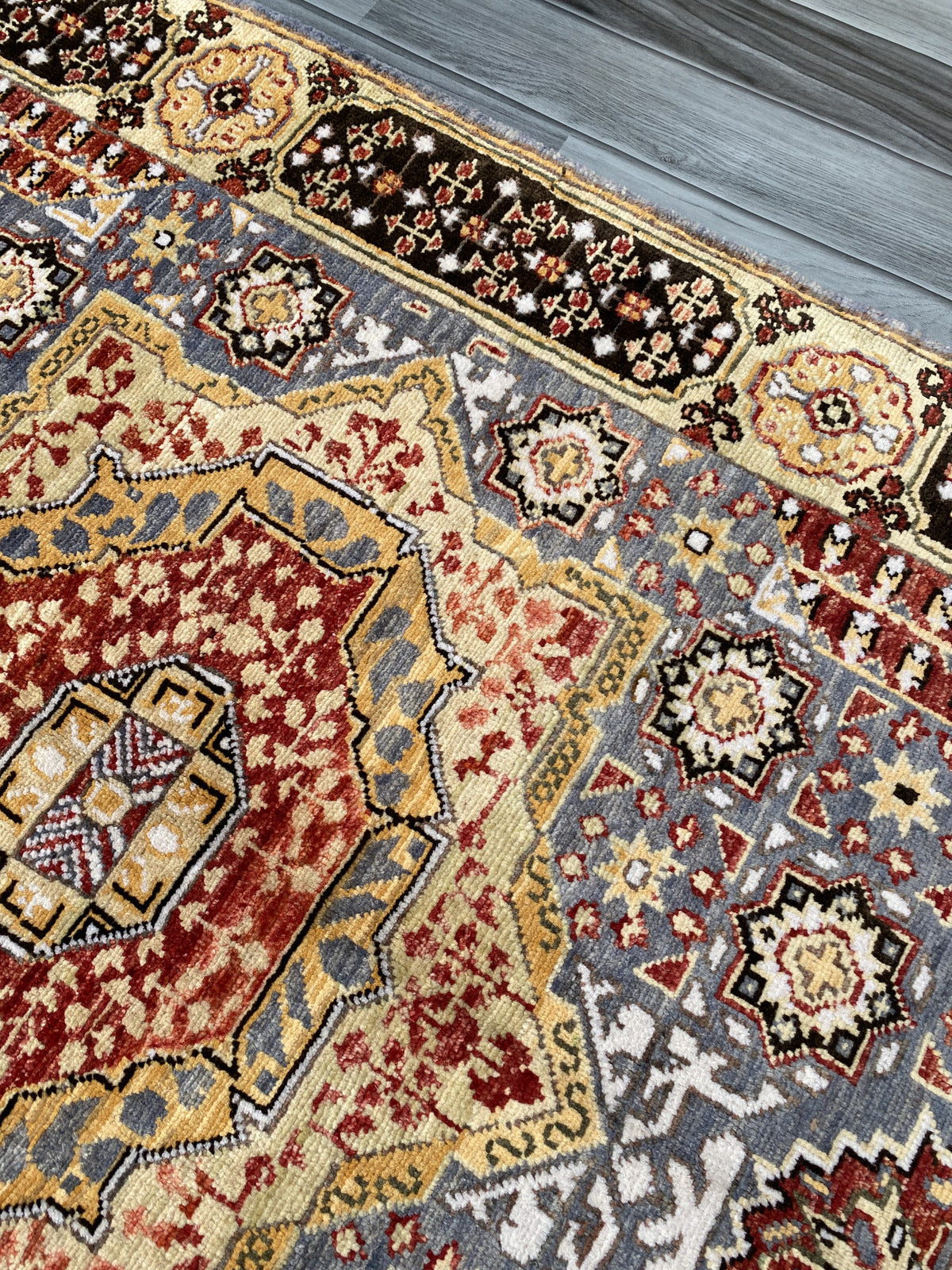 Hand Knotted Chobi Wool Rug | 151 CM x 106 CM SK#379