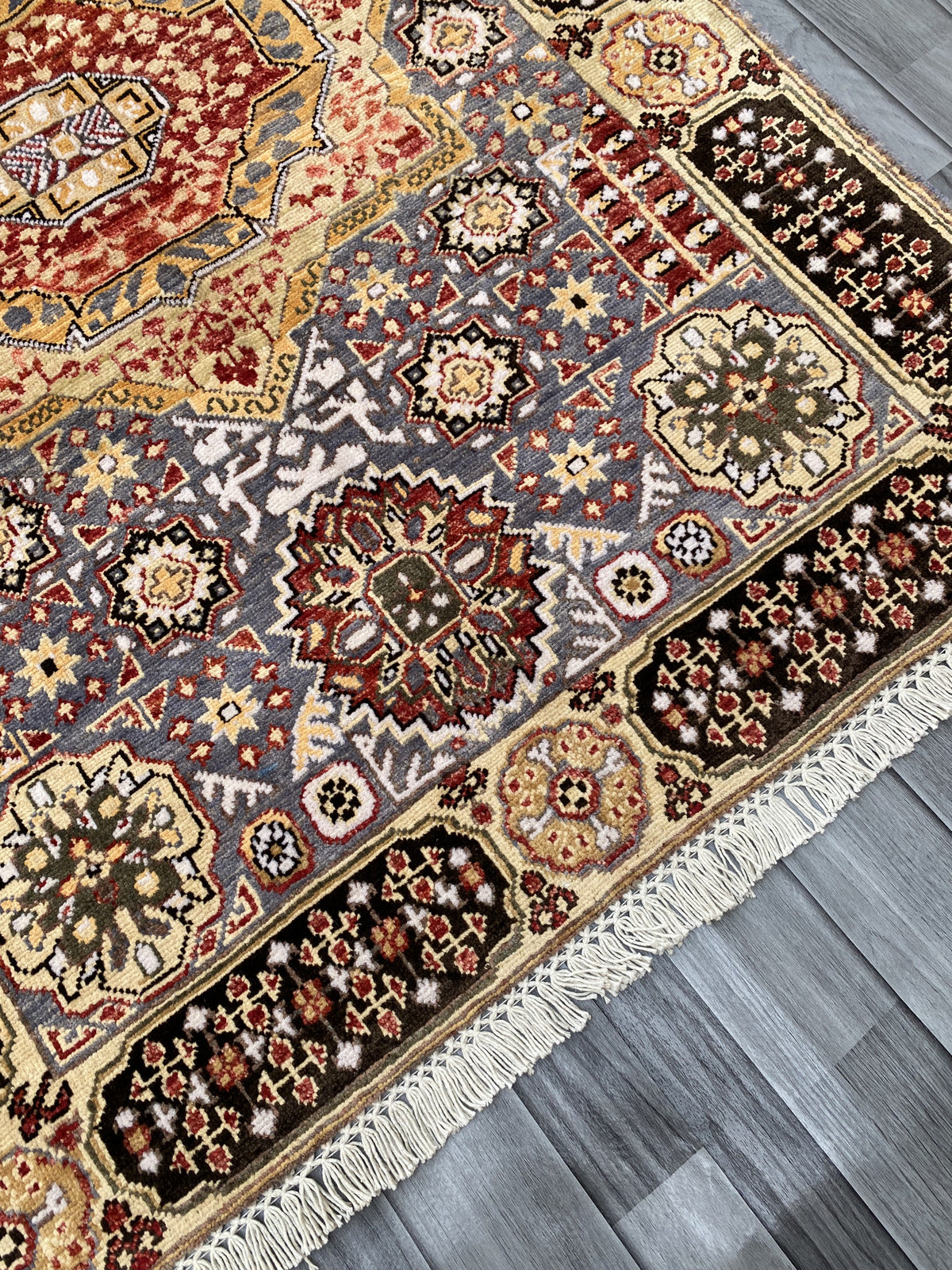 Hand Knotted Chobi Wool Rug | 151 CM x 106 CM SK#379