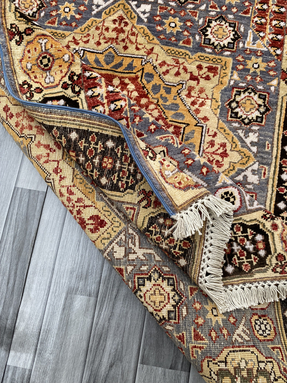 Hand Knotted Chobi Wool Rug | 151 CM x 106 CM SK#379
