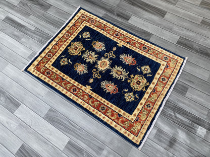 Hand Knotted Chobi Wool Rug | 107 CM x 80 CM SK#380
