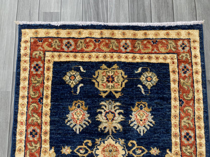 Hand Knotted Chobi Wool Rug | 107 CM x 80 CM SK#380